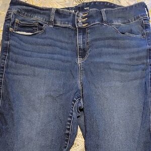 Torrid High Rise Dark Blue Jeans